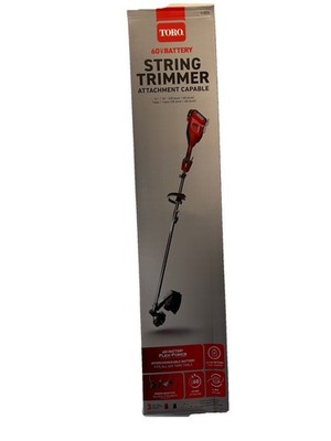 Toro 60V MAX 16in. Attachment Capable String Trimmer 2.5Ah Battery and Charger