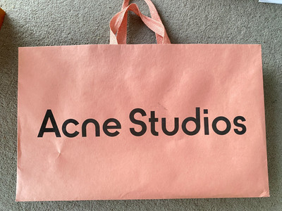 Acne Studios Paper Bag Shopping Bag Gift Bag Bags Luxury Empty Packaging XL