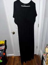 Women’s Long Black Maxi Dress Size Extra Large