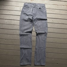 Vintage 80s Levi  s 501 Jeans Fit 32x36 Charcoal Grey Button Fly USA Made