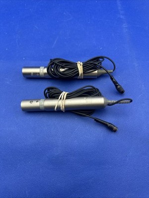 Lot Of 2 Sony ECM-44B Omnidirectional Lavalier Microphone ( Check Photos )