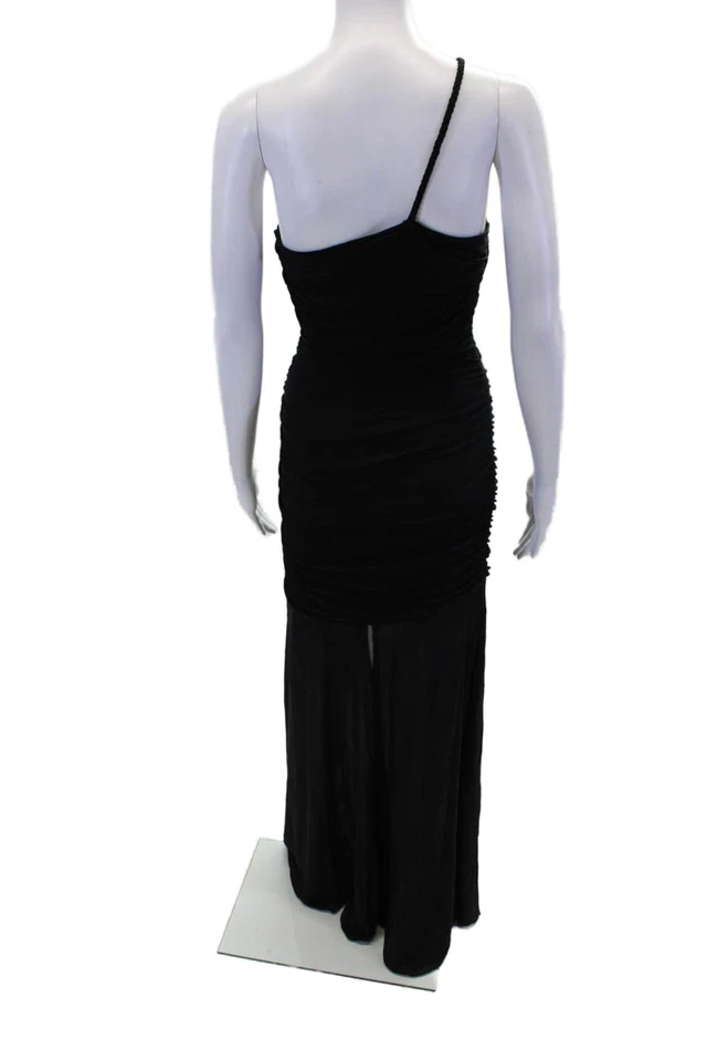 ROCOCO SAND женщин Адель черный питания сетки длинное платье - черный размер M - Изображение 3 из 4