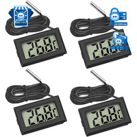 Digital Lcd Thermometer Mit Externem Sensor FüR KüHlschrank Aquarium