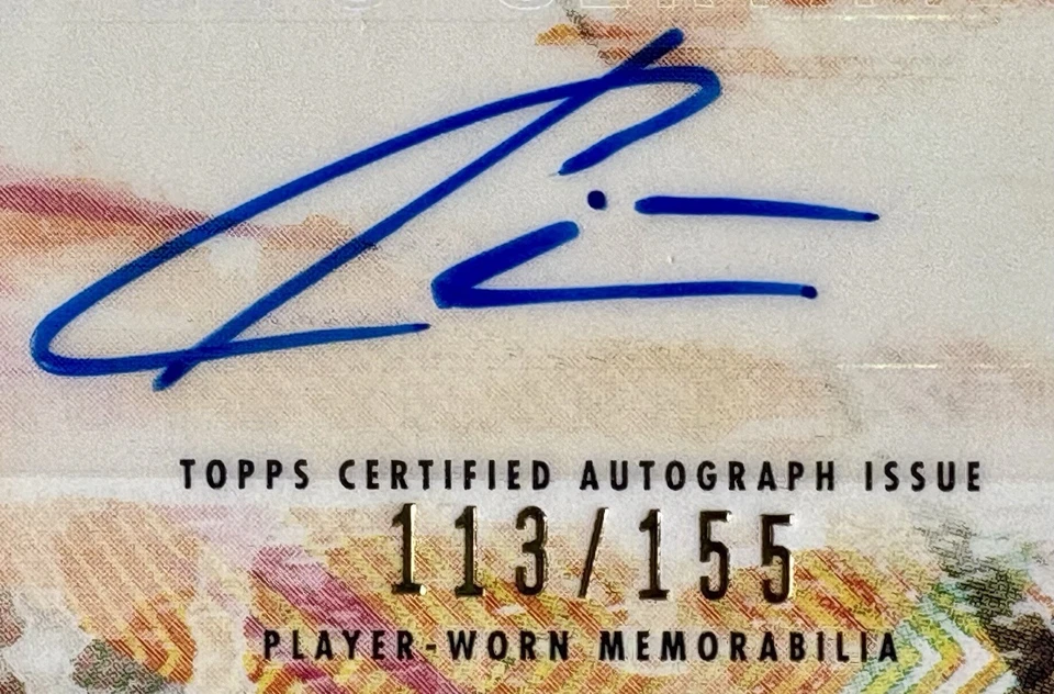 2020 Topps Inception CARTER KIEBOOM Auto Patch /155 Nationals Baseball MLB - Image 2 of 4