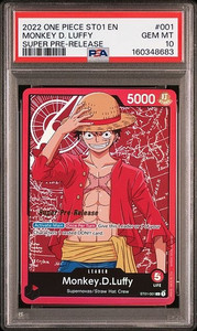 【PSA10】ワンピースカードゲーム ルフィ Super Pre-Release Super Pre Release Luffy Psa 10 | eBay