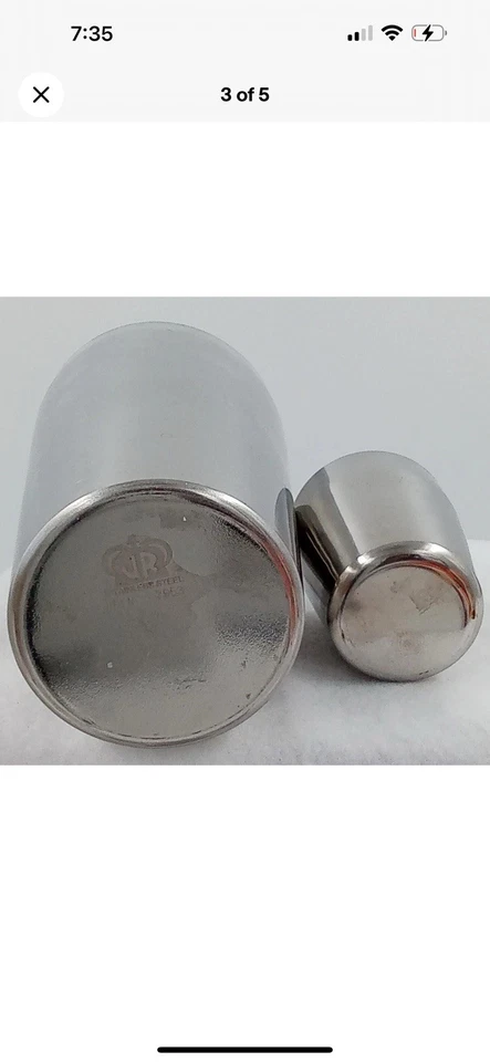 Coctelera Martini de acero inoxidable con jigger y taza medidora de tiro Foto 3 de 4