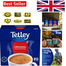 Black Tea Bags - 80 Count - Smooth British Brew, Rainforest Alliance 0.09 per strip