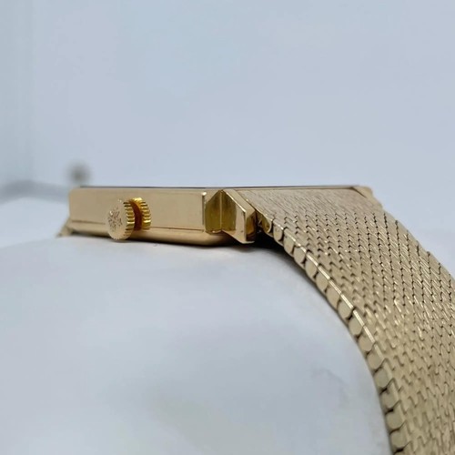 Vintage Patek Philippe 3430 Gondolo 26mm 18K Yellow Gold Dial Hand Wind Watch - Picture 3 of 12