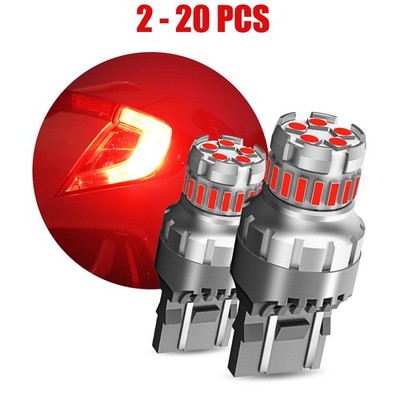 2-20X AUXITO 7440 7443 Brake Red Stop LED Parking Tail Bulbs Light CANBUS Canbus
