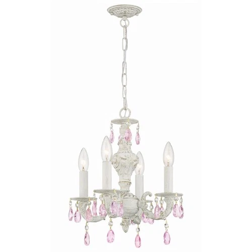 Crystorama Lighting - Sutton Collection - Four Light Mini-Chandelier-Rose - Picture 1 of 3