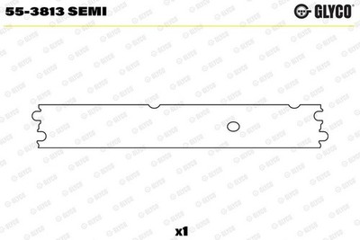 GLYCO 55-3813 SEMI Lagerbuchse, Pleuel