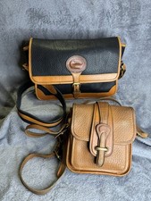 VTG DOONEY BOURKE All Weather Pebbled Leather Crossbody Bag Lot Of 2 PROJECT