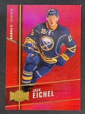 2015-16 FLEER SHOWCASE HOCKEY JACK EICHEL #MU-20 METAL UNIVERSE RC #ed 149/150