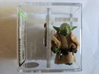 Vintage Star Wars YODA brown snake dark green pac-man eyes AFA U85 85 1980