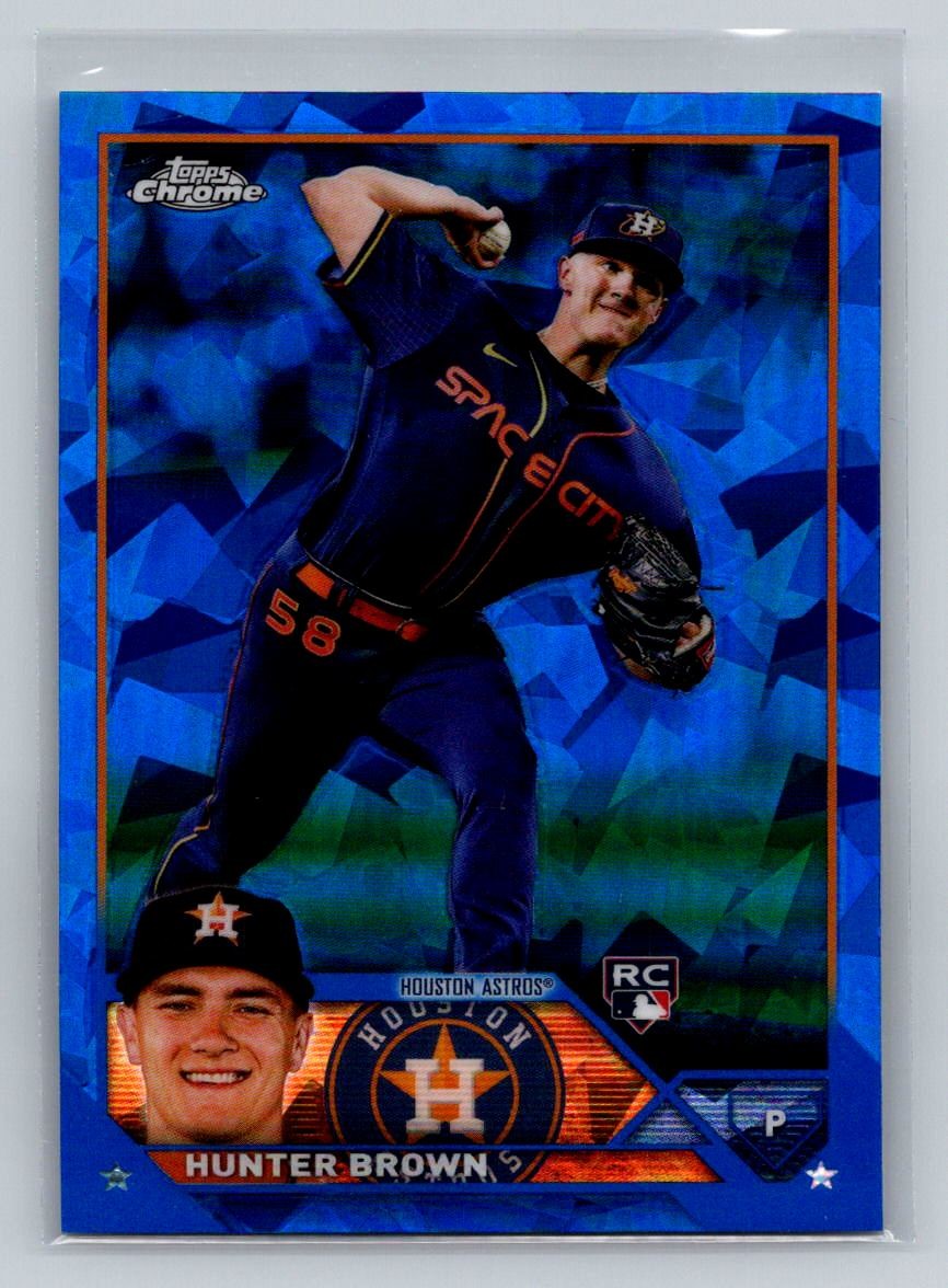 2023 Topps Chrome Sapphire Edition #111 Hunter Brown