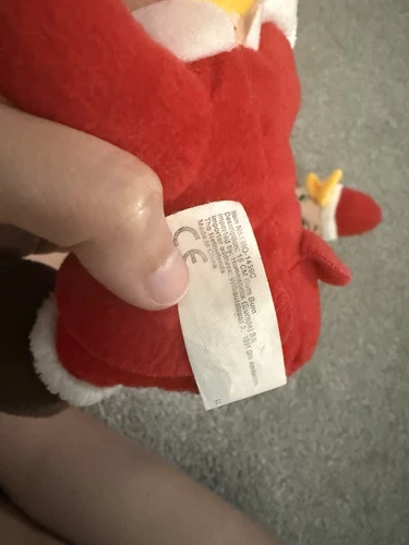 Zwei Coca Cola alte Plüsch Elfen Vintage Sammlerstück 2000 - Bild 2 von 2