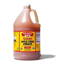 Bragg Organic Apple Cider Vinegar with the Mother, Raw and Unfiltered, 128 fl oz