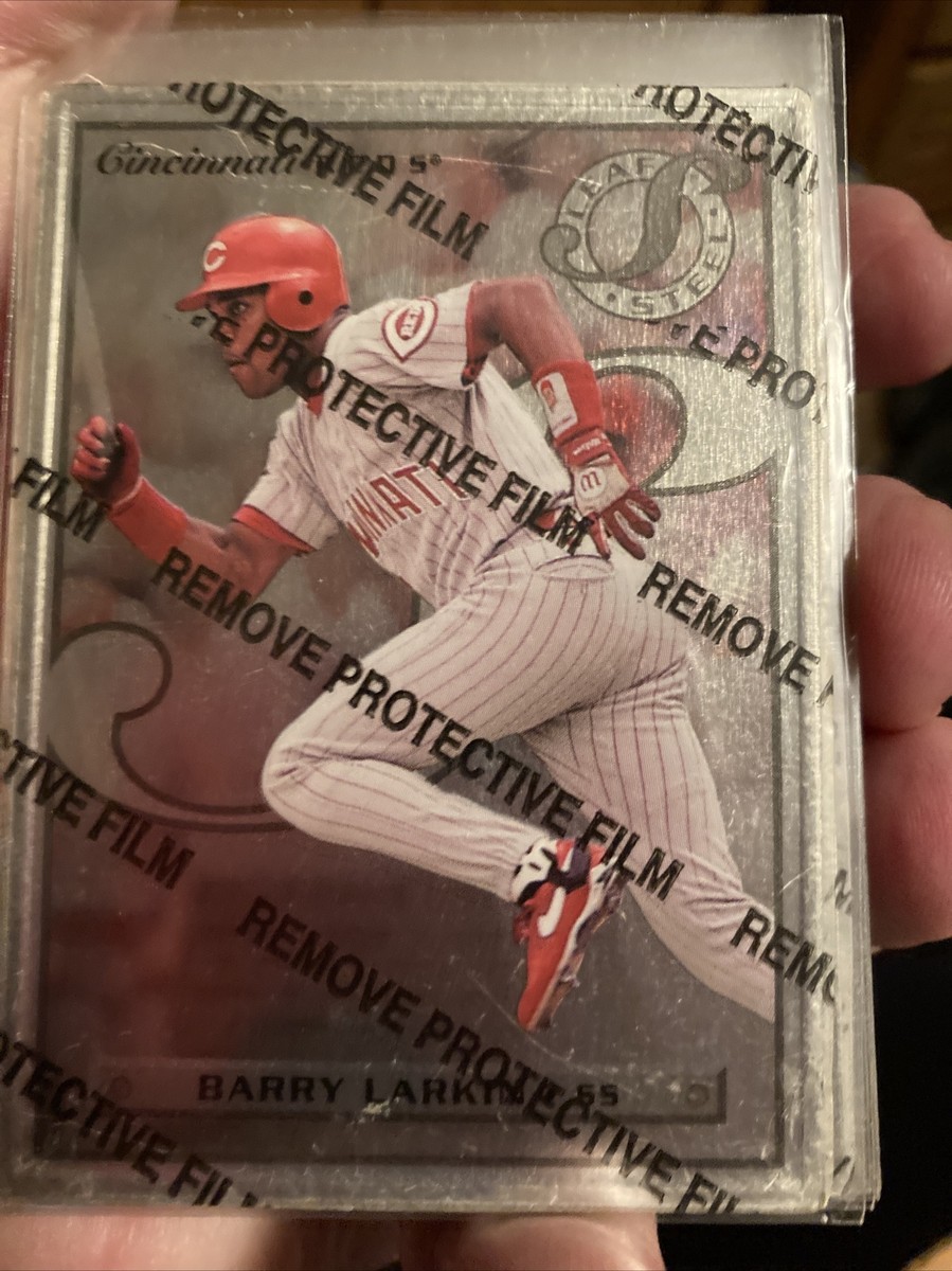 1996 Donruss Leaf Steel Stats MLB Card 69/77 Barry Larkin | eBay
