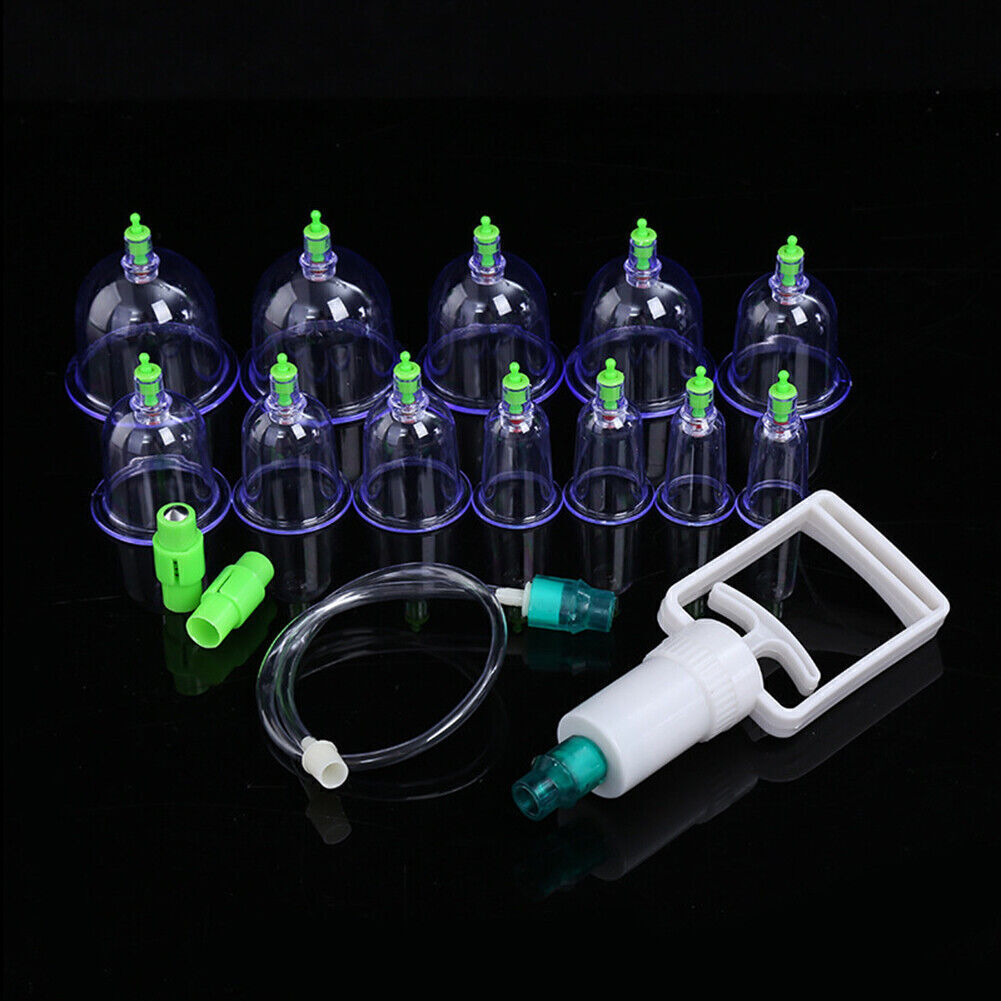 Vacuum Cupping Cups for Men Women Vacuum Cupping Set Body Detox Cups Health K6T9