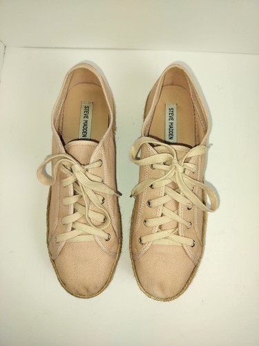 Boho-Chic/Frühling/STEVE MADDEN Hampton Espadrille Plateau Sneaker hellrosa 11B - Bild 2 von 5