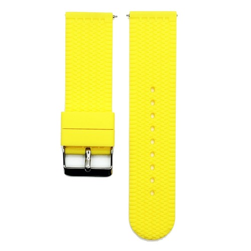 Silicone Watch Band for Sports Watches 13 Colors 18 / 20 / 22 / 24 MM Size - Picture 20 of 25