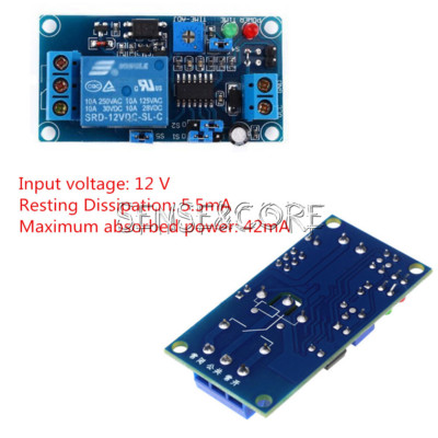 Delay Relay DC 12V Delay Turn on/Delay Turn off Timer Switch Module
