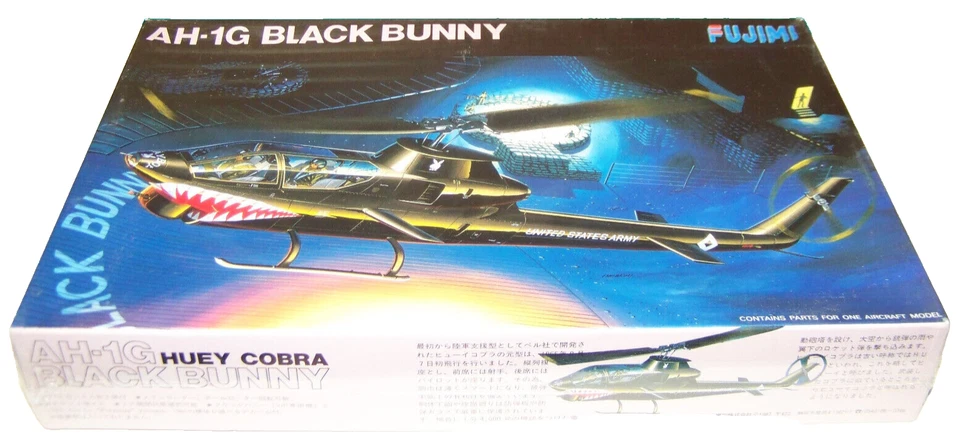 Fujimi AH-1G Black Bunny 1/48 NIB NEW Factory Sealed Helicopter Model Kit - Image 3 of 4