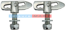 Pair of M12 Antiluce Dropcatch Fasteners Bolt On 19mm Zinc Plated Trailer
