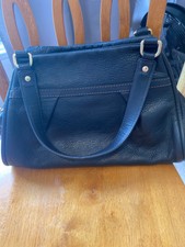 Ugg Australia | Purse Handbag Black Leather Triple Pocket Satchel