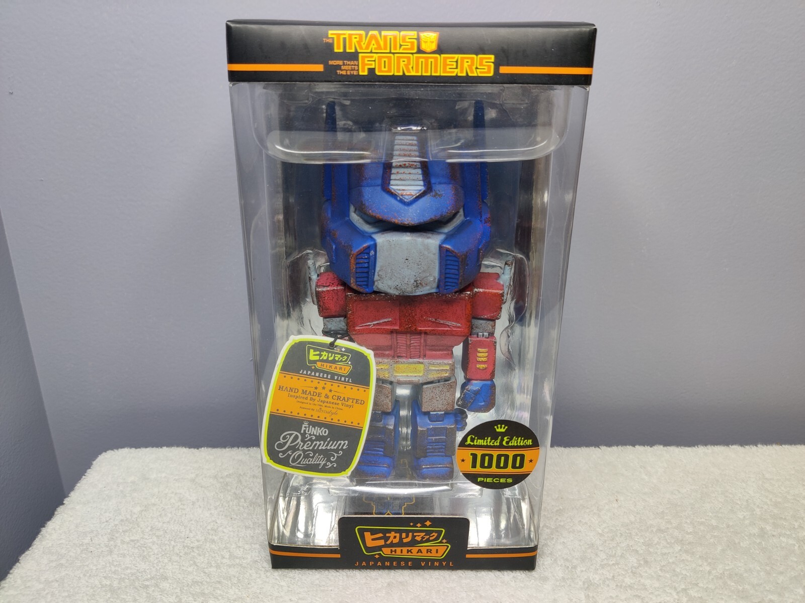 Funko Hikari Transformers Battle Ready Optimus Prime Japanese Vinyl LE 1000