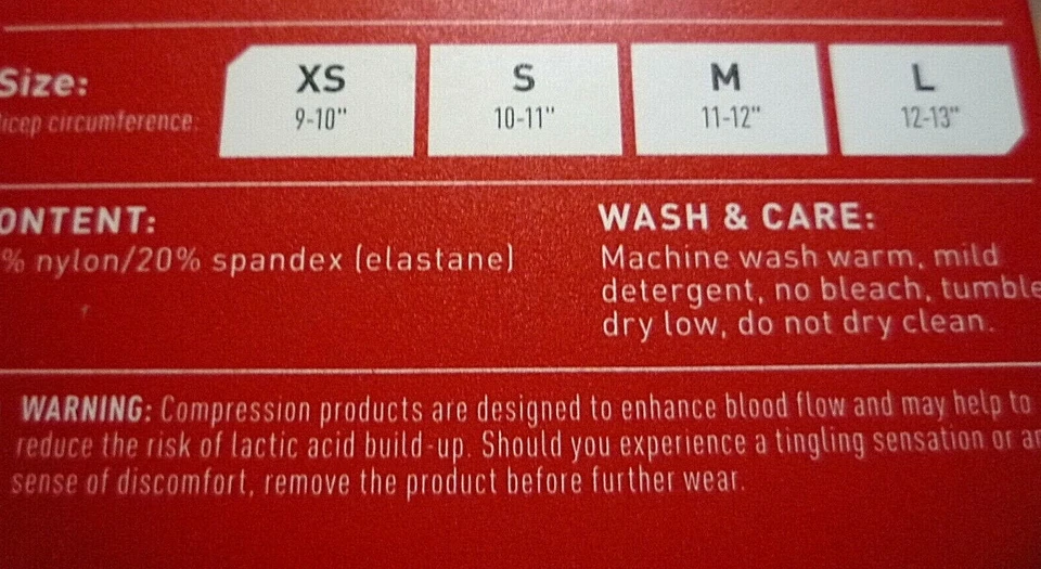 MCDAVID Womens [ L ] Compression Thumbhole Arm Sleeves [Pair] Large Black 6588RF - Image 3 of 3