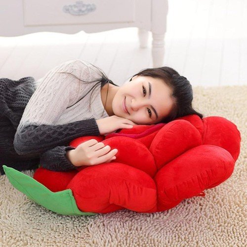 Cushion Pillow Rose Plush Fur Small Modern Multicolor Cover Velvet Soft Decor - Picture 22 of 33
