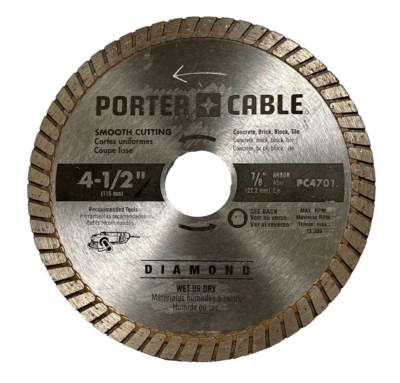 PORTER-CABLE PC4701 4 1/2'' Diamond Blade  - New, no Package