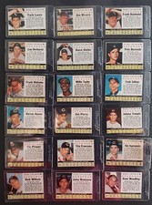 1961 Post Cereal Box (Hand Cut) Baseball Cards PICK YOUR CARD F, G, VG, EX, NM