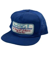 Morgan Performance Group (MPG) Racing Team Vintage Snapback Trucker Hat/Cap, USA