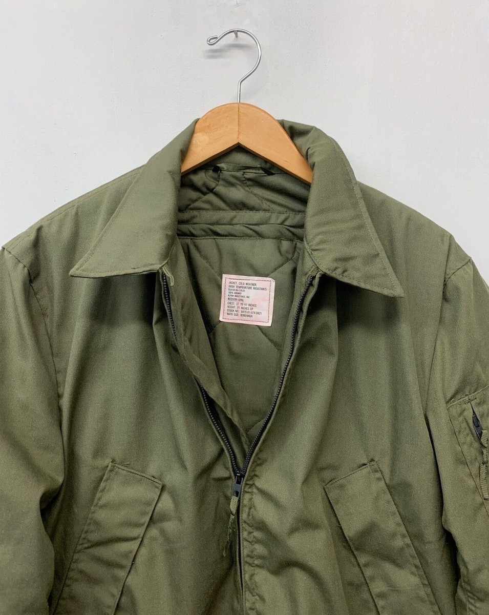 NOS Cold Weather Combat Vehicle Tanker CVC Jacket Size M/L