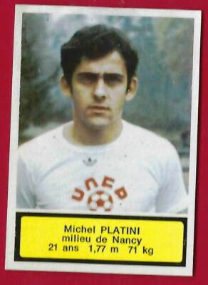 panini sticker platini et henri michel euro football 76 N°104 et