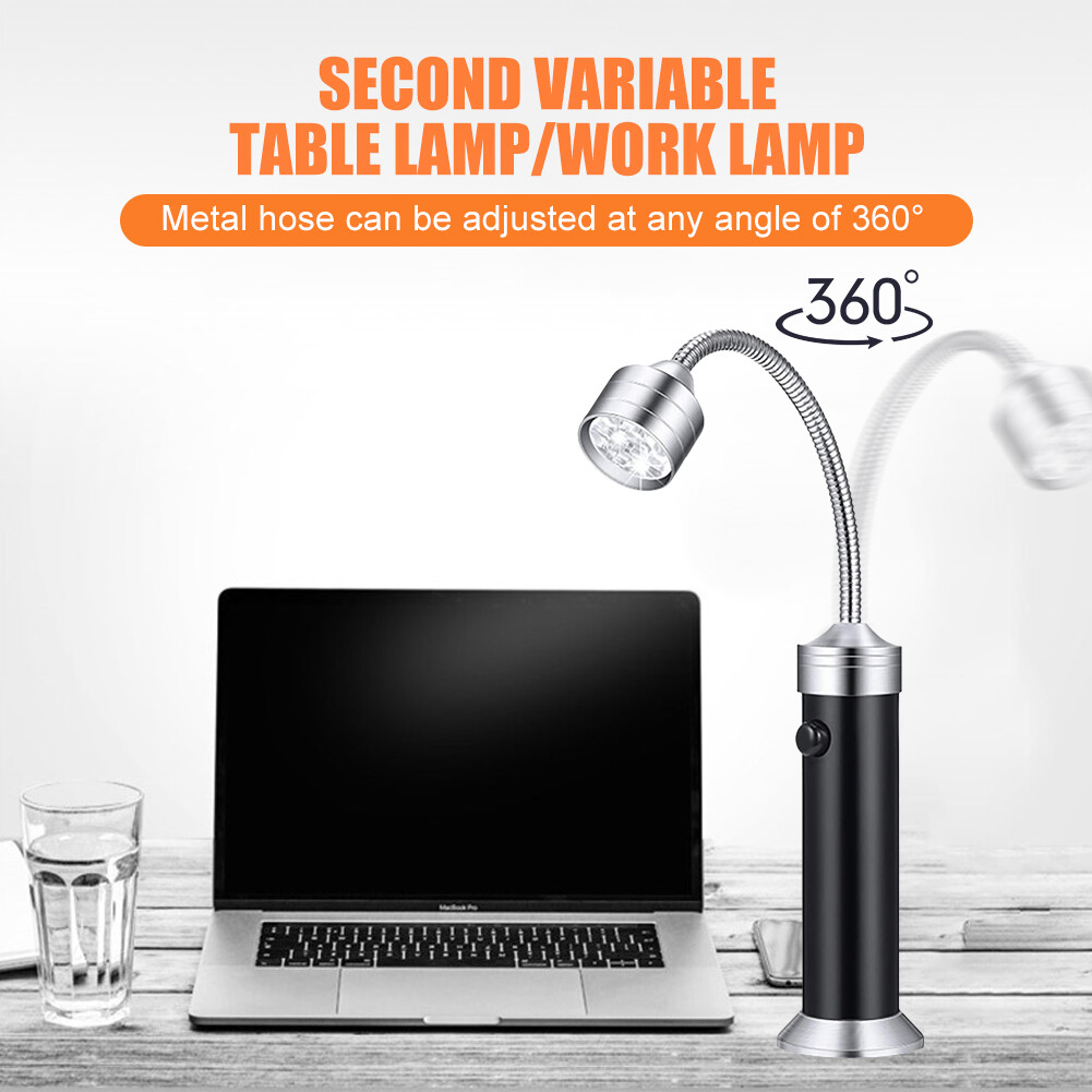Lampe Barbecue LED Lampes BBQ Magnétiques - Lot De 2 Lumières LED Réglables 360° | Pour Grill, Camping, Extérieur éclairage Extérieur Camping