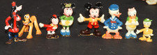 Vintage Disneykins Lot 8 Marx Play Set Disney Characters Figures Donald Daisy