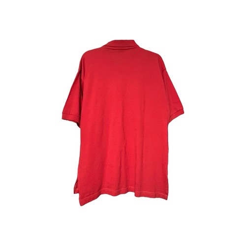 Nueva camisa polo de golf tejida de algodón roja de Elk River Trading Co para hombre talla mediana - Imagen 2 de 5