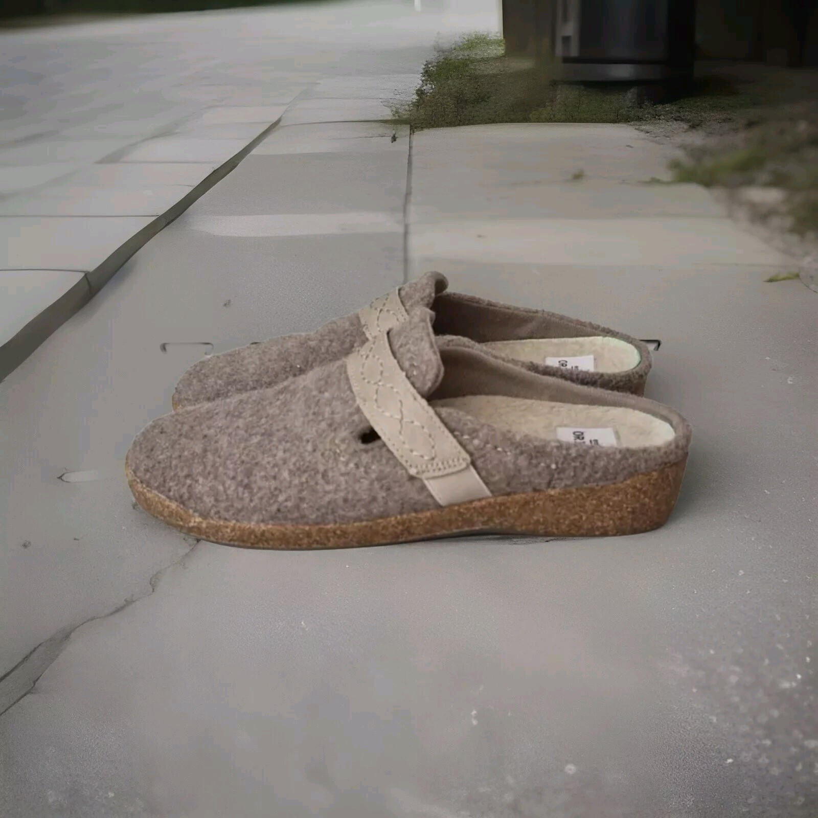 SAOLA EARTH ORIGINS Ali Avena Tessuto Slip On Mules Scarpe Suola Gomma Donna Taglia 7