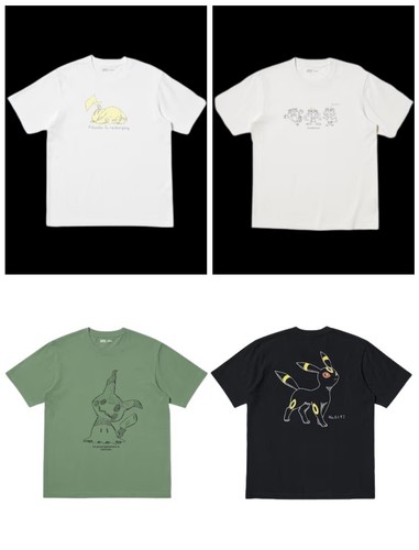 Camisetas Pokemon Boceto Manga Corta UNIQLO UT 6 Colores 2025 NUEVO JAPÓN - Imagen 3 de 52