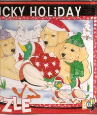 Golden Retriever Duck Ducky Holiday Jigsaw Puzzle 1000 piece Made in the USA