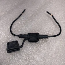 5x Littelfuse FHAC0001ZXJ ATO ATC In-Line Fuse Holder Cover, 3.5" 16GA Black