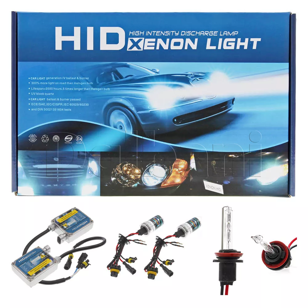 New HID Xenon Headlight Conversion Kit H11 Low High Beam 3200LM