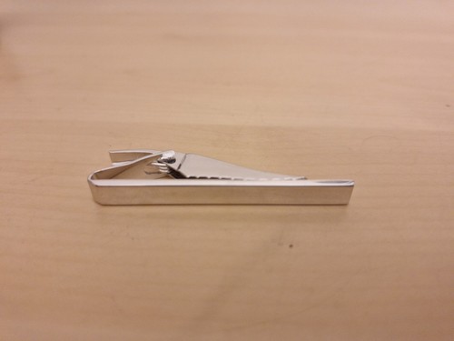 Vintage USA Foster White Gold-Filled Tie Clip 1/20 12kt - Picture 2 of 6
