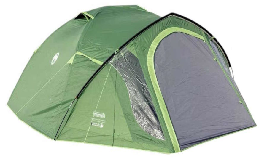 Tienda exterior Coleman Darwin 4 Plus BlackOut personas verde 2209451