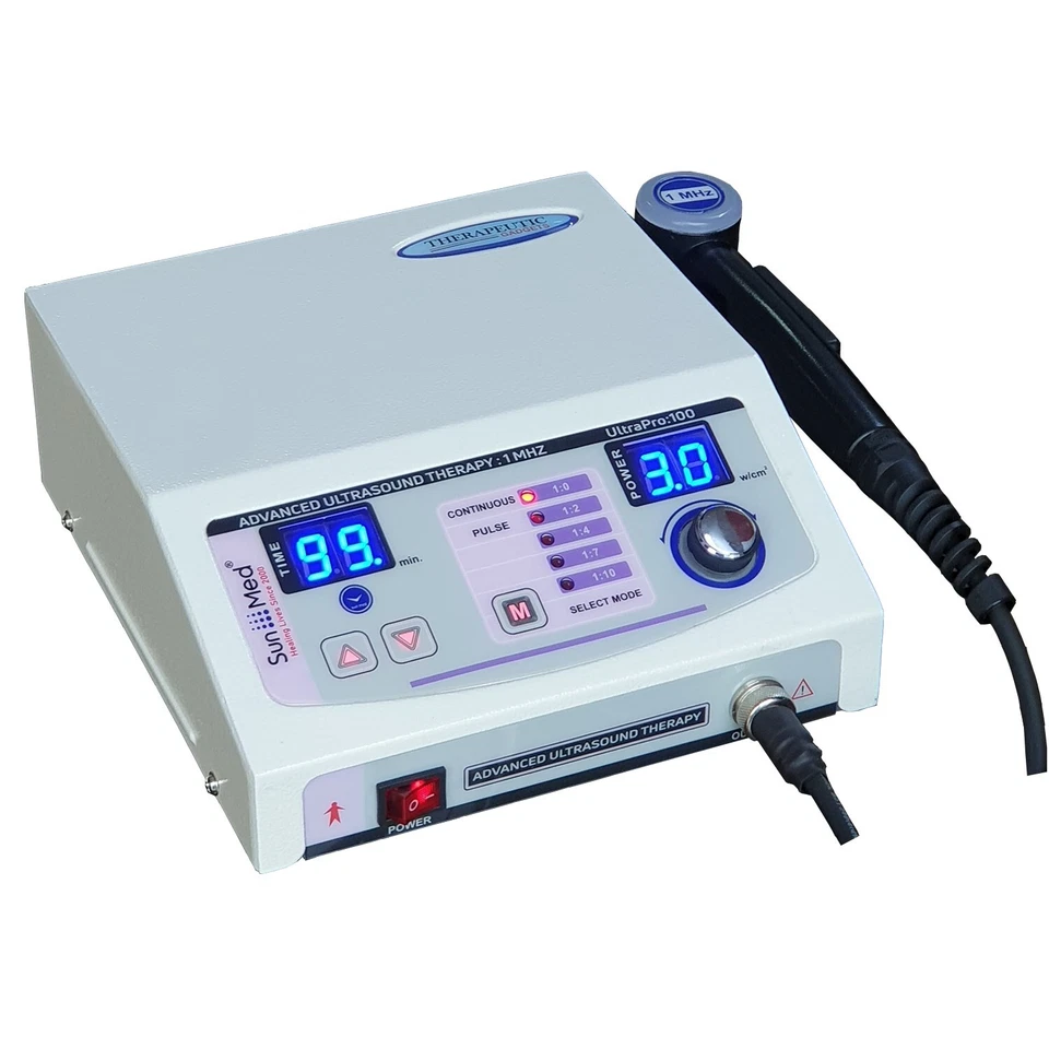 Nueva máquina de terapia de ultrasonido de 1 MHz para alivio del dolor y masaje profundo Foto 4 de 4