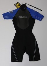Body Glove Pro 2 2:1 Spring Suit Swim Dive Wet Suit Black/Blue Small 3/4 Women's