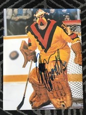 Vancouver Canucks John Garrett Signed Autographed 11x14 Photo COA